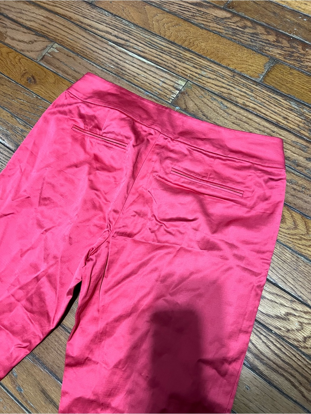 Ann Taylor Petite Coral-Pink Pants - Picture 5 of 6